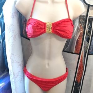ABS - Coral Bandeau Bikini